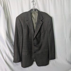 CHERESKIN 44R 3 Button Blazer Suit Jacket Wool